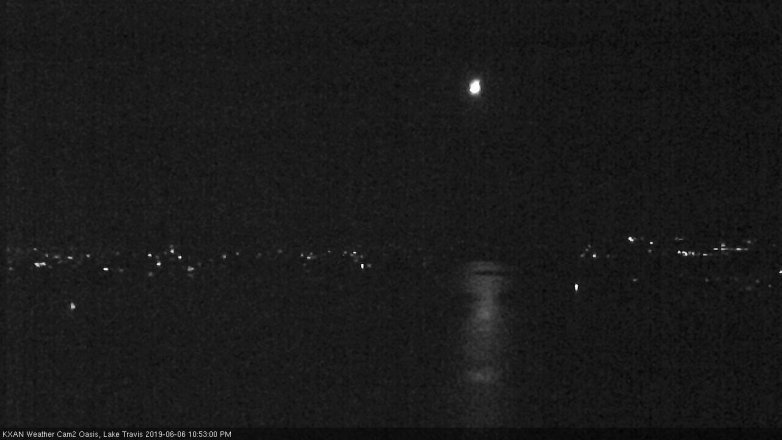 Lake Travis webcam, June 6, 2019 9:55 PM CT
