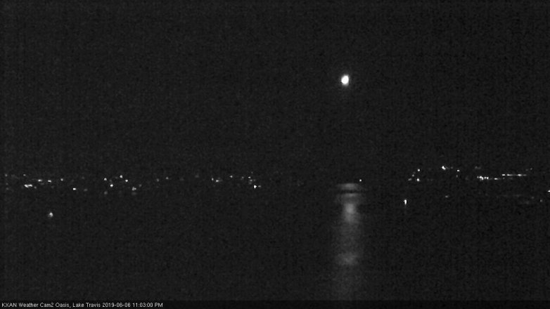Lake Travis webcam, June 6, 2019 10:05 PM CT
