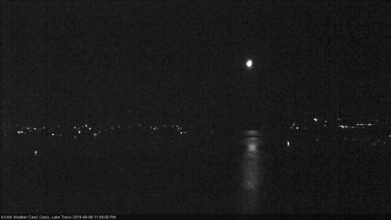 Lake Travis webcam, June 6, 2019 10:10 PM CT