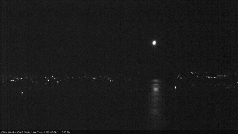 Lake Travis webcam, June 6, 2019 10:15 PM CT