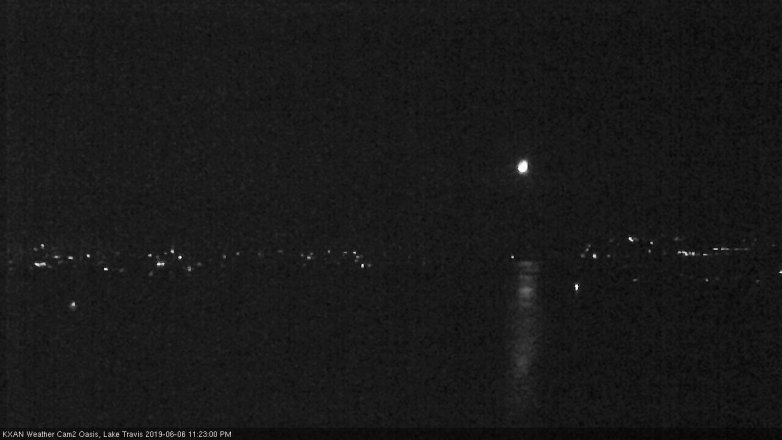 Lake Travis webcam, June 6, 2019 10:25 PM CT