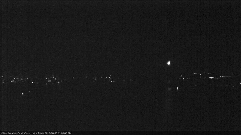 Lake Travis webcam, June 6, 2019 10:40 PM CT