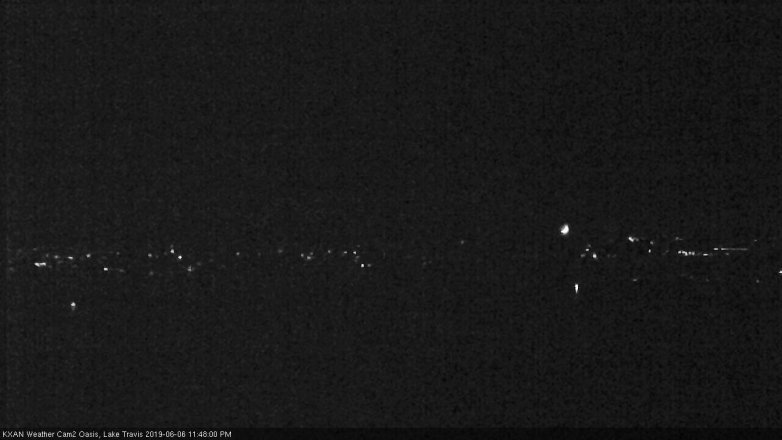 Lake Travis webcam, June 6, 2019 10:50 PM CT