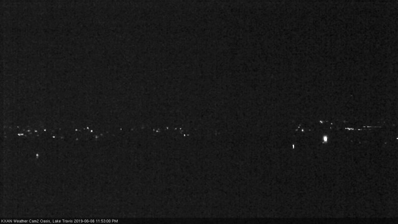Lake Travis webcam, June 6, 2019 10:55 PM CT