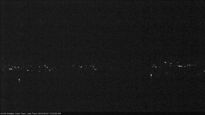 Lake Travis webcam, June 6, 2019 11:05 PM CT