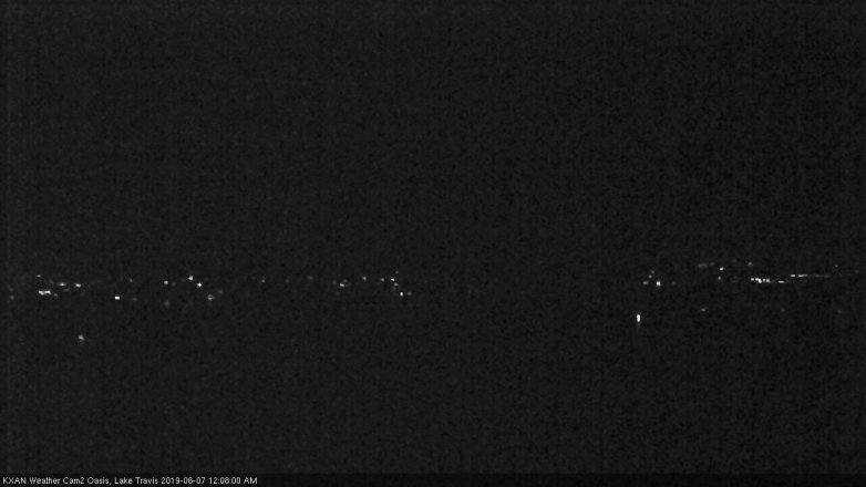 Lake Travis webcam, June 6, 2019 11:10 PM CT