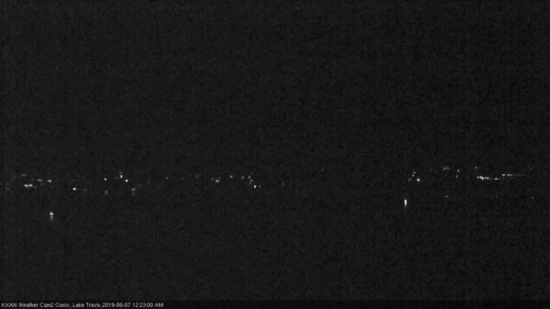 Lake Travis webcam, June 6, 2019 11:25 PM CT