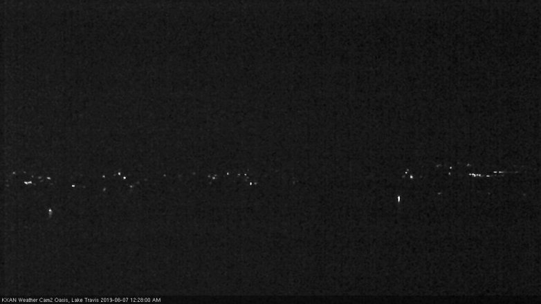 Lake Travis webcam, June 6, 2019 11:30 PM CT