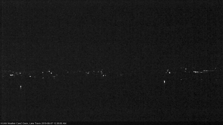 Lake Travis webcam, June 6, 2019 11:40 PM CT
