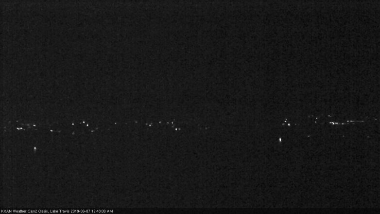 Lake Travis webcam, June 6, 2019 11:50 PM CT