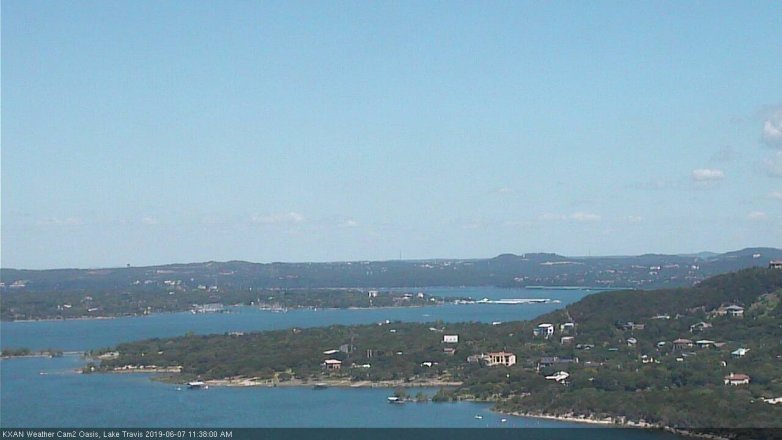 Lake Travis webcam, June 7, 2019 10:40 AM CT
