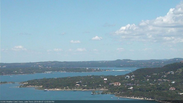 Lake Travis webcam, June 7, 2019 11:05 AM CT