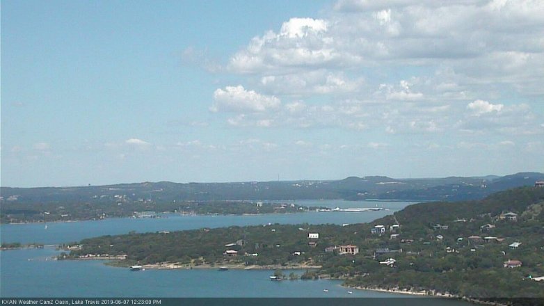 Lake Travis webcam, June 7, 2019 11:25 AM CT