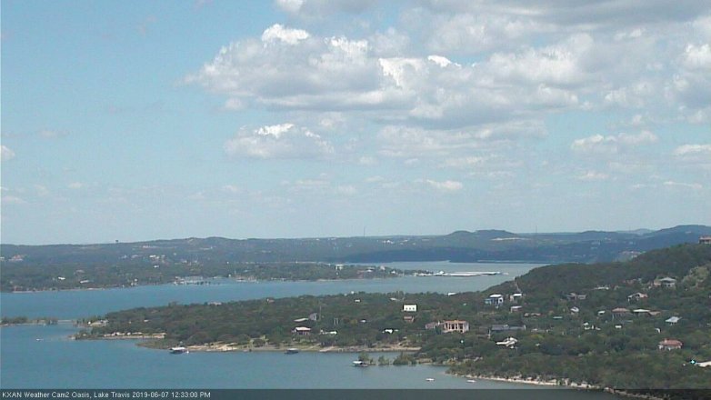 Lake Travis webcam, June 7, 2019 11:35 AM CT