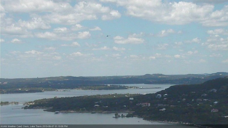 Lake Travis webcam, June 7, 2019 12:20 PM CT
