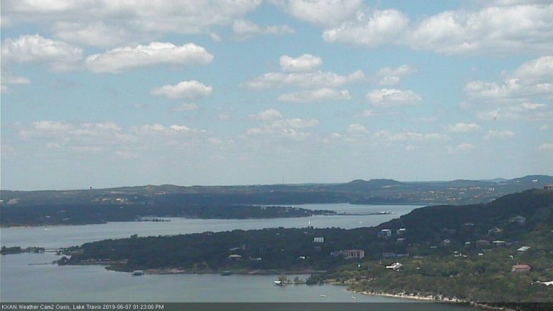 Lake Travis webcam, June 7, 2019 12:25 PM CT
