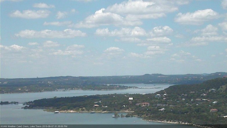 Lake Travis webcam, June 7, 2019 12:40 PM CT