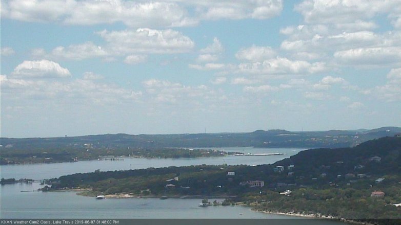 Lake Travis webcam, June 7, 2019 12:50 PM CT