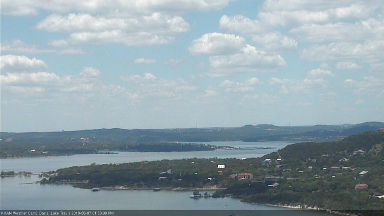 Lake Travis webcam, June 7, 2019 12:55 PM CT