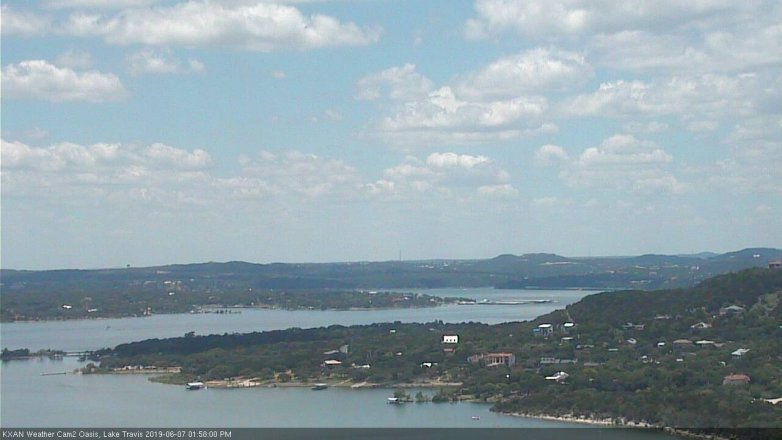 Lake Travis webcam, June 7, 2019 1:00 PM CT