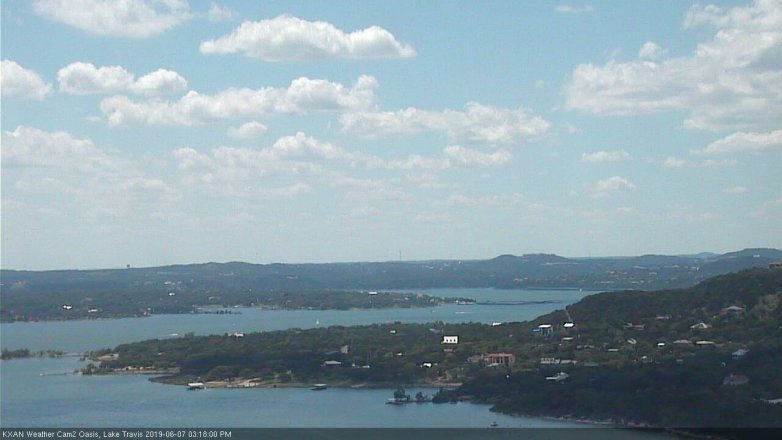 Lake Travis webcam, June 7, 2019 2:20 PM CT
