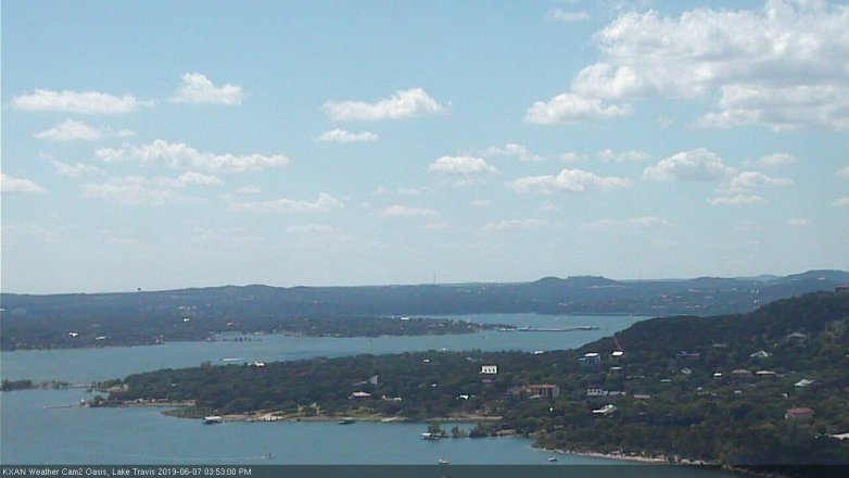 Lake Travis webcam, June 7, 2019 2:55 PM CT