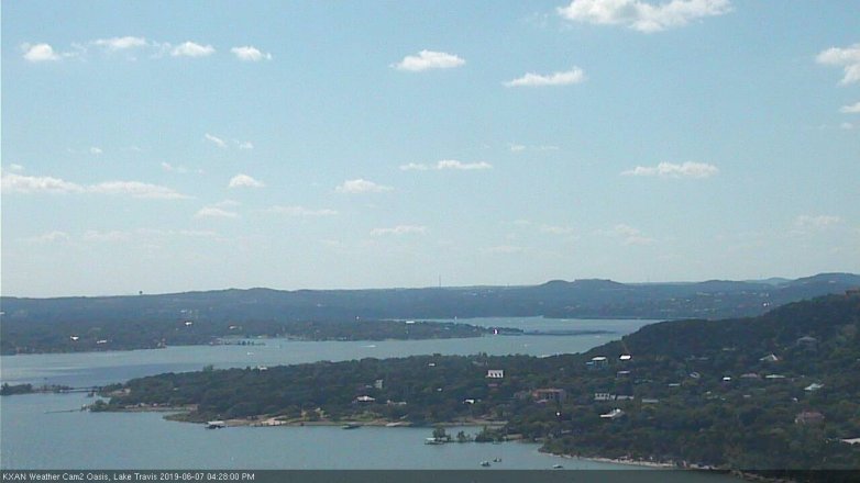 Lake Travis webcam, June 7, 2019 3:30 PM CT