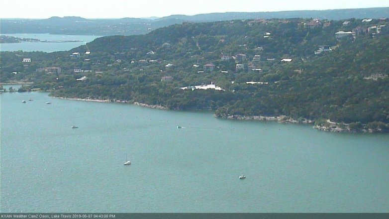 Lake Travis webcam, June 7, 2019 3:45 PM CT