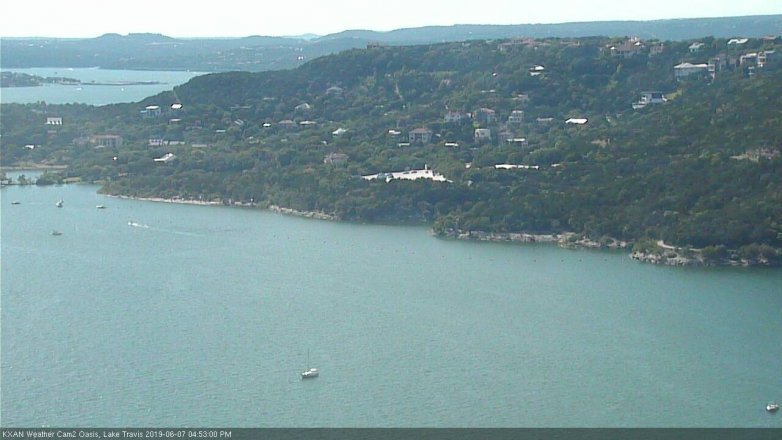 Lake Travis webcam, June 7, 2019 3:55 PM CT