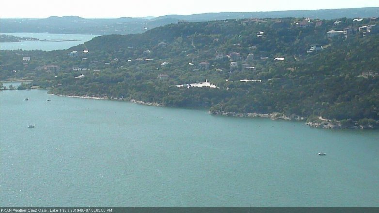 Lake Travis webcam, June 7, 2019 4:05 PM CT