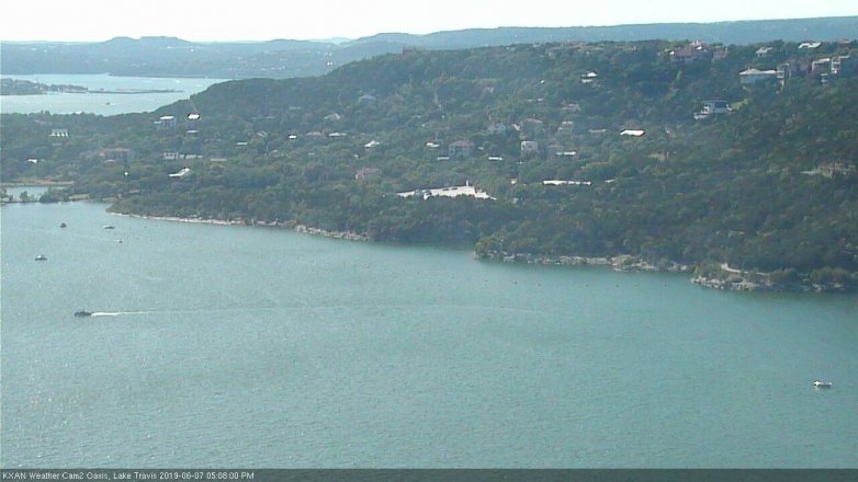 Lake Travis webcam, June 7, 2019 4:10 PM CT