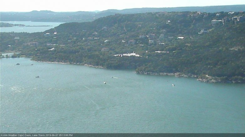 Lake Travis webcam, June 7, 2019 4:15 PM CT