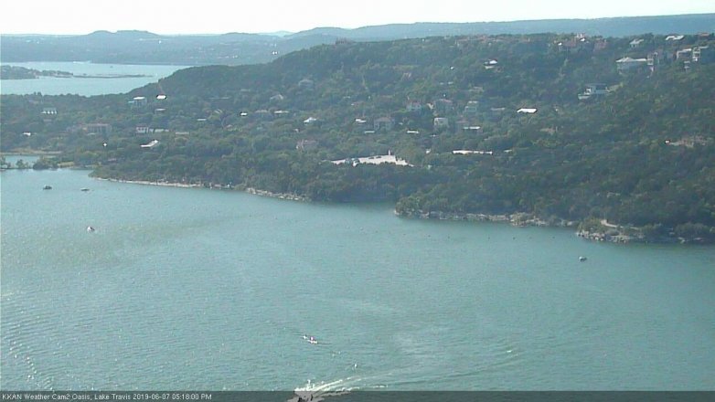 Lake Travis webcam, June 7, 2019 4:20 PM CT
