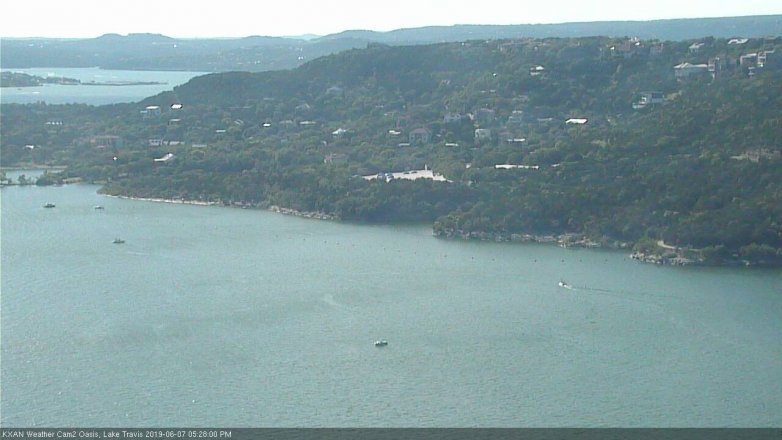 Lake Travis webcam, June 7, 2019 4:30 PM CT