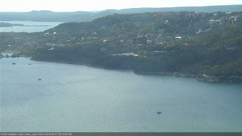 Lake Travis webcam, June 7, 2019 4:35 PM CT