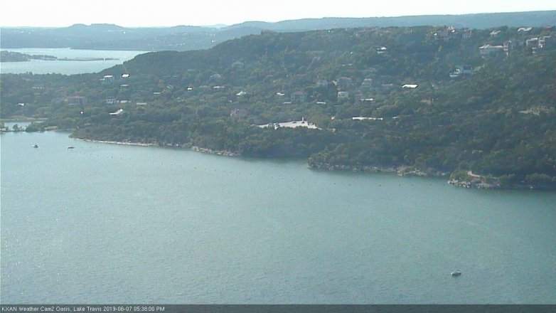 Lake Travis webcam, June 7, 2019 4:40 PM CT