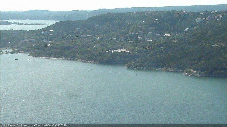Lake Travis webcam, June 7, 2019 4:45 PM CT