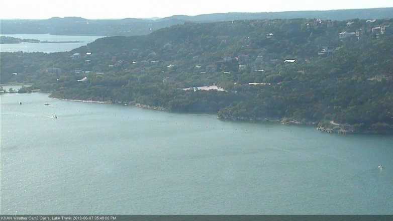 Lake Travis webcam, June 7, 2019 4:50 PM CT