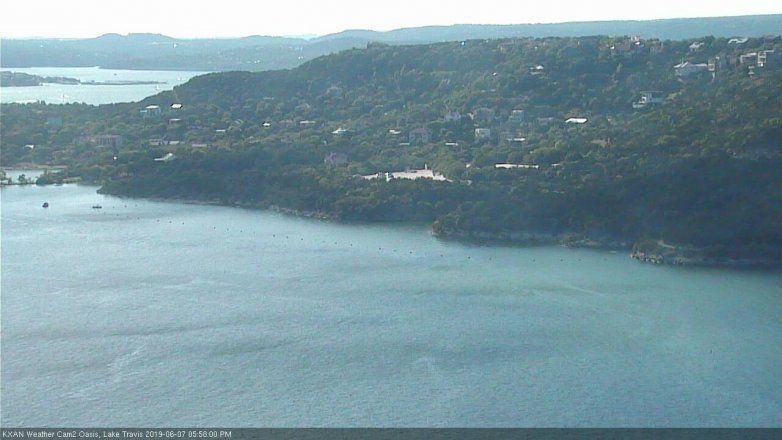 Lake Travis webcam, June 7, 2019 5:00 PM CT