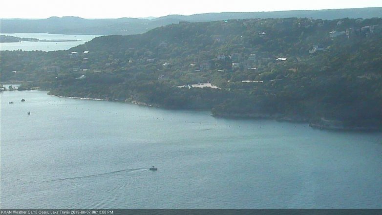 Lake Travis webcam, June 7, 2019 5:15 PM CT
