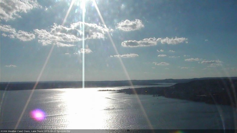 Lake Travis webcam, June 7, 2019 5:30 PM CT