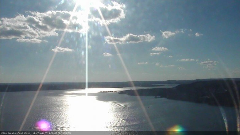 Lake Travis webcam, June 7, 2019 5:35 PM CT