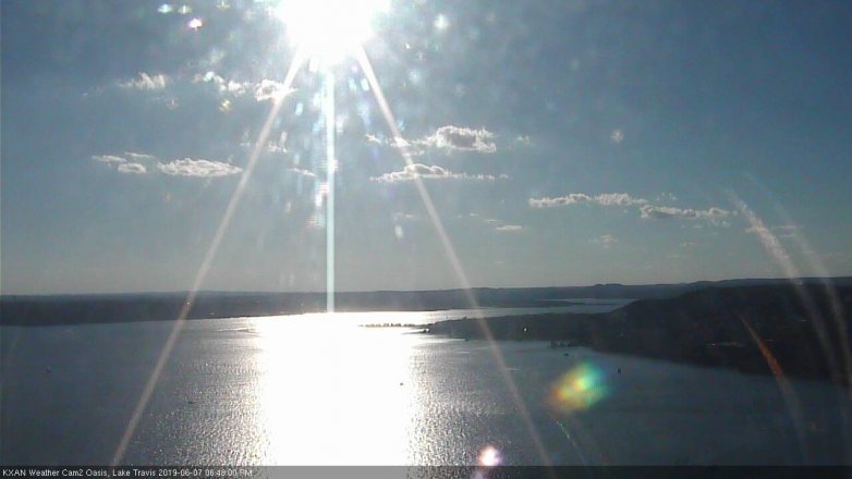 Lake Travis webcam, June 7, 2019 5:50 PM CT