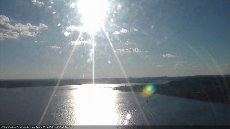 Lake Travis webcam, June 7, 2019 6:00 PM CT