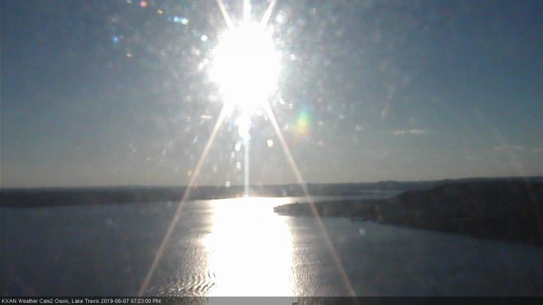 Lake Travis webcam, June 7, 2019 6:25 PM CT