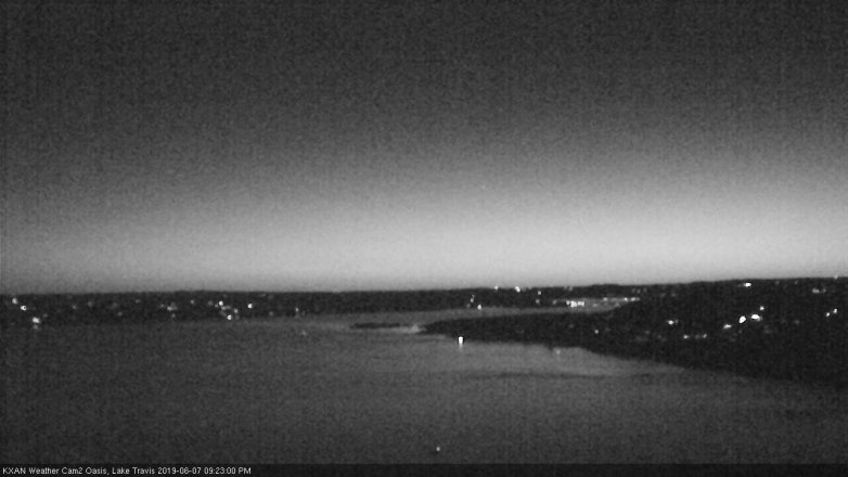 Lake Travis webcam, June 7, 2019 8:25 PM CT
