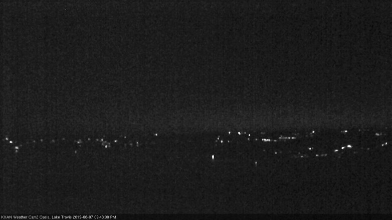 Lake Travis webcam, June 7, 2019 8:45 PM CT
