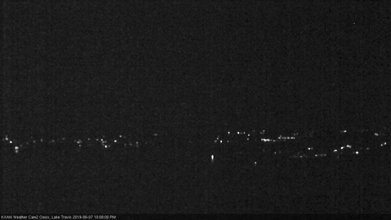Lake Travis webcam, June 7, 2019 9:10 PM CT