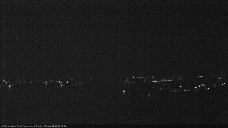 Lake Travis webcam, June 7, 2019 9:20 PM CT
