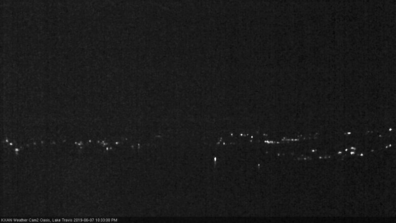 Lake Travis webcam, June 7, 2019 9:35 PM CT